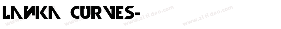 Lanka Curves字体转换